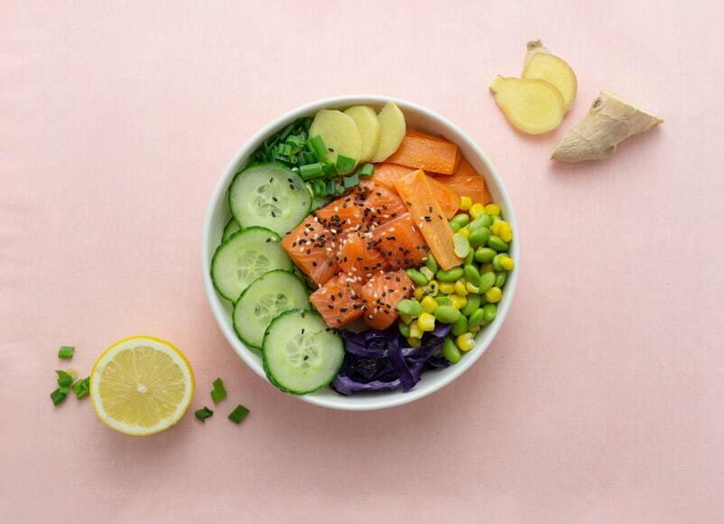 sushi veggie bowl
